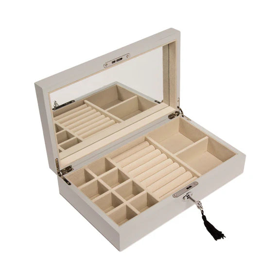 Grey Enamel Jewelry Box