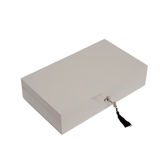 Grey Enamel Jewelry Box