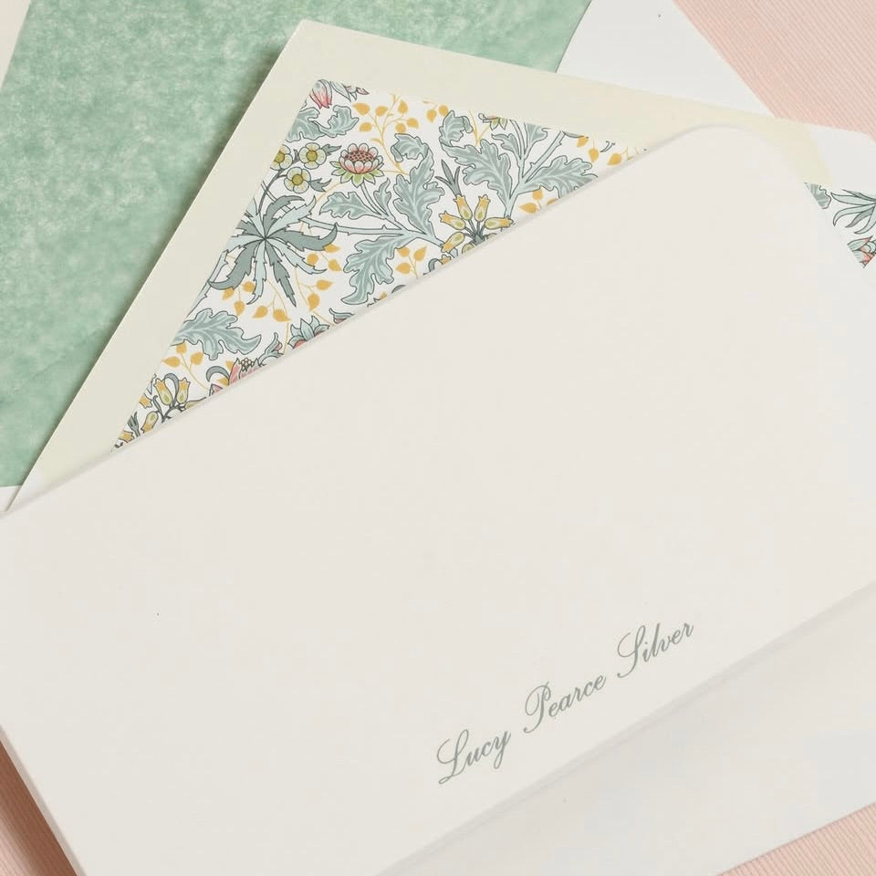 Eucalyptus Engraved Notecards, set of 50