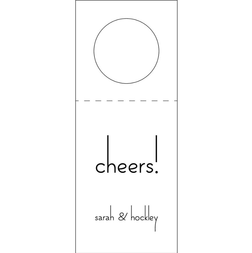 Cheers! Wine Tag