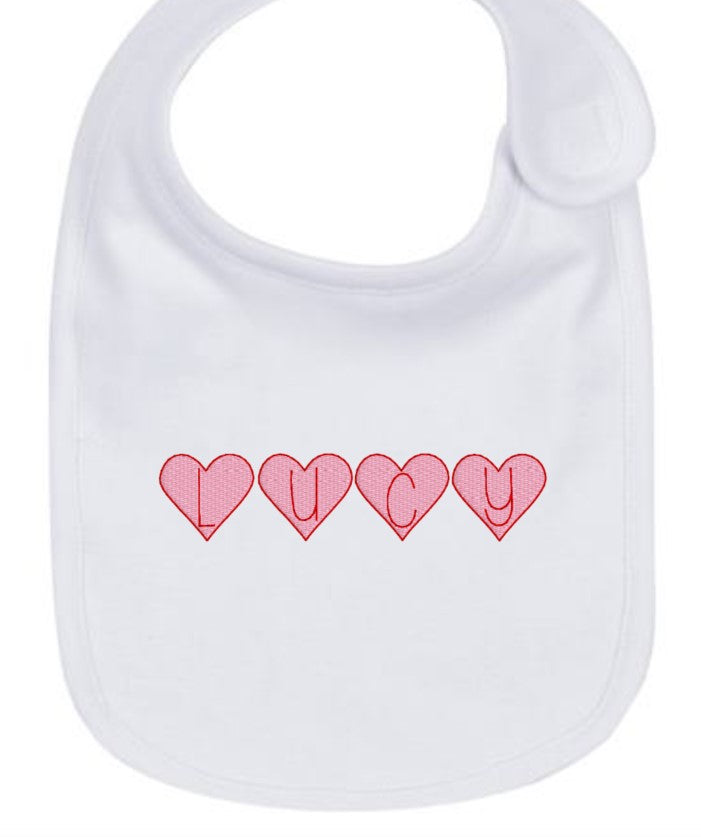 Valentine's Day Bib