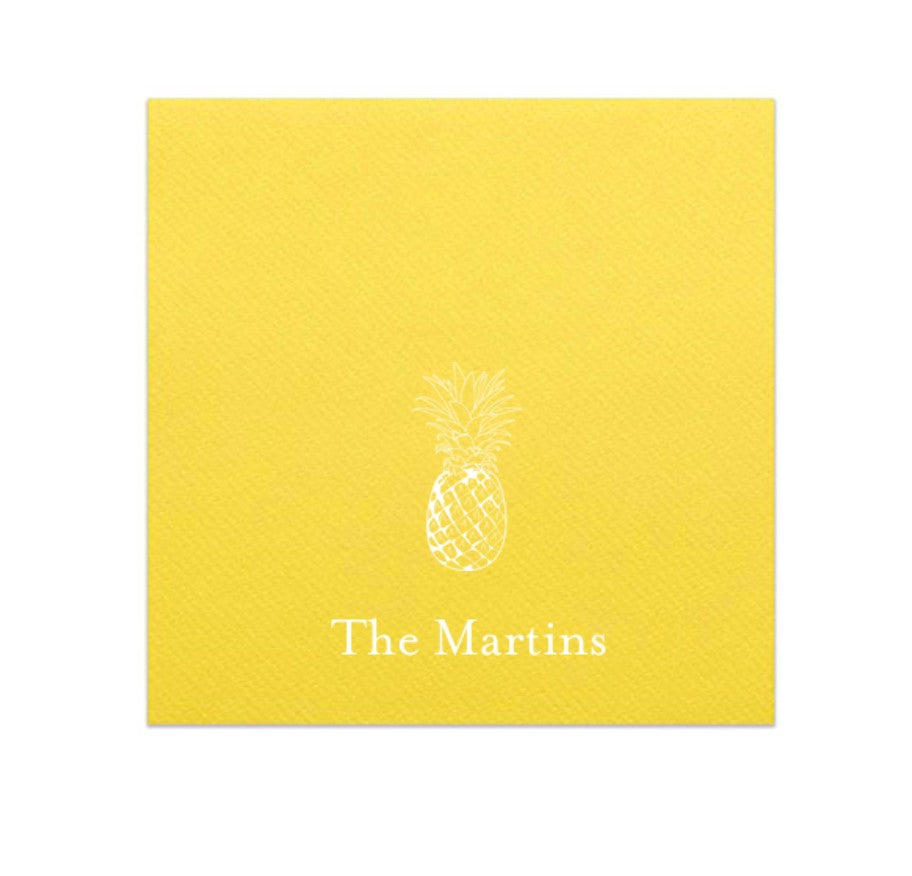 Pineapple Napkins