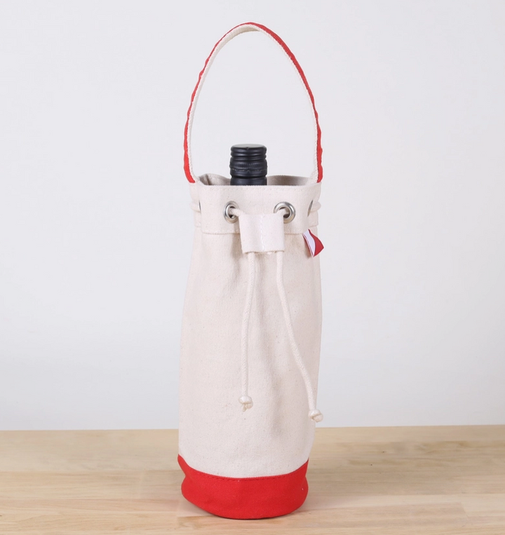 Canvas Wine Tote