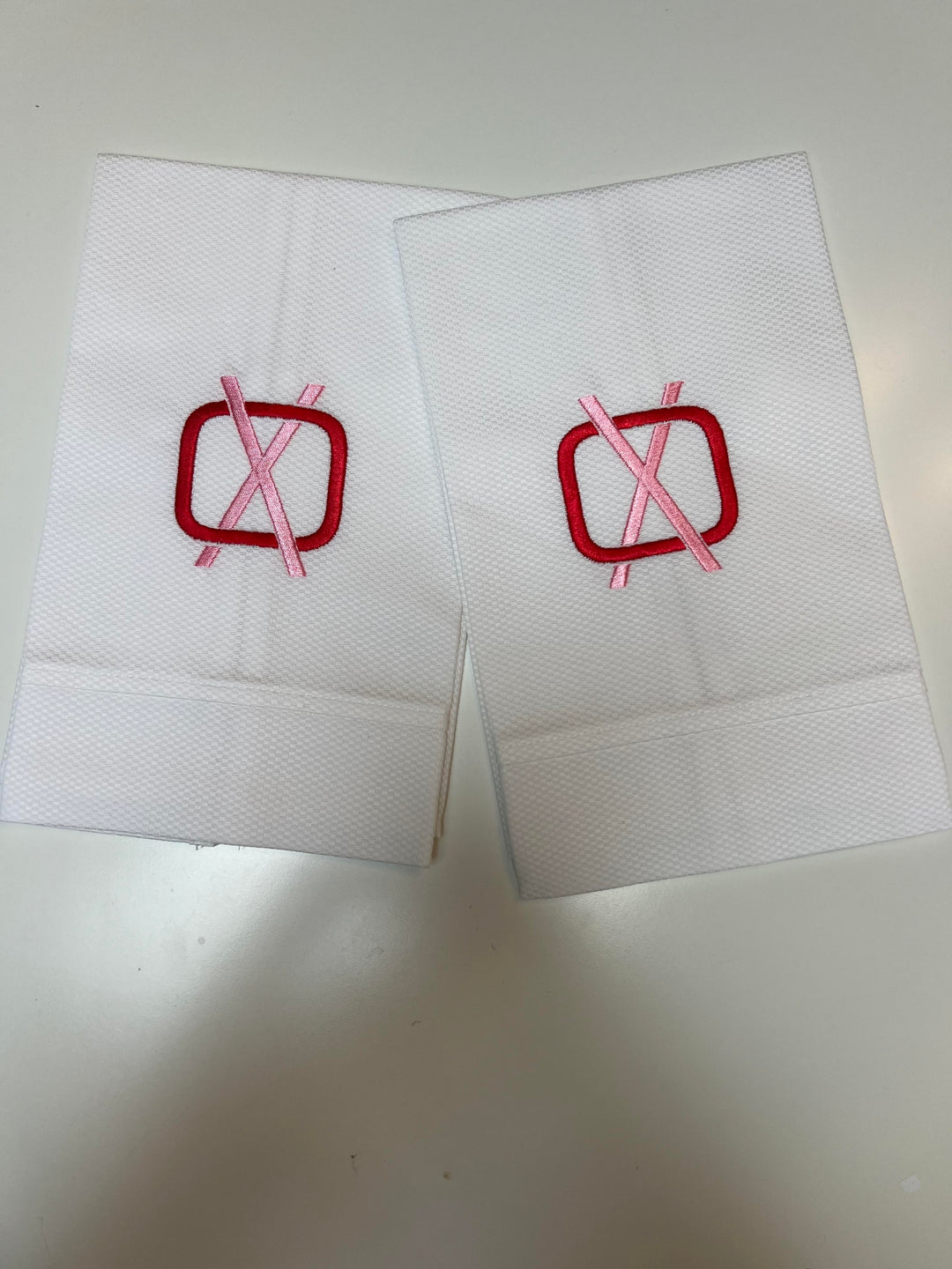 Hand Towel - "XO" - Set of 2